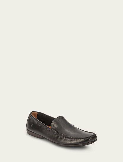 FRYE Men's Black Lewis Venetian Loafers