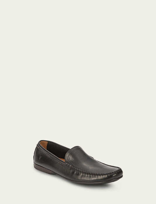 FRYE Men's Black Lewis Venetian Loafers
