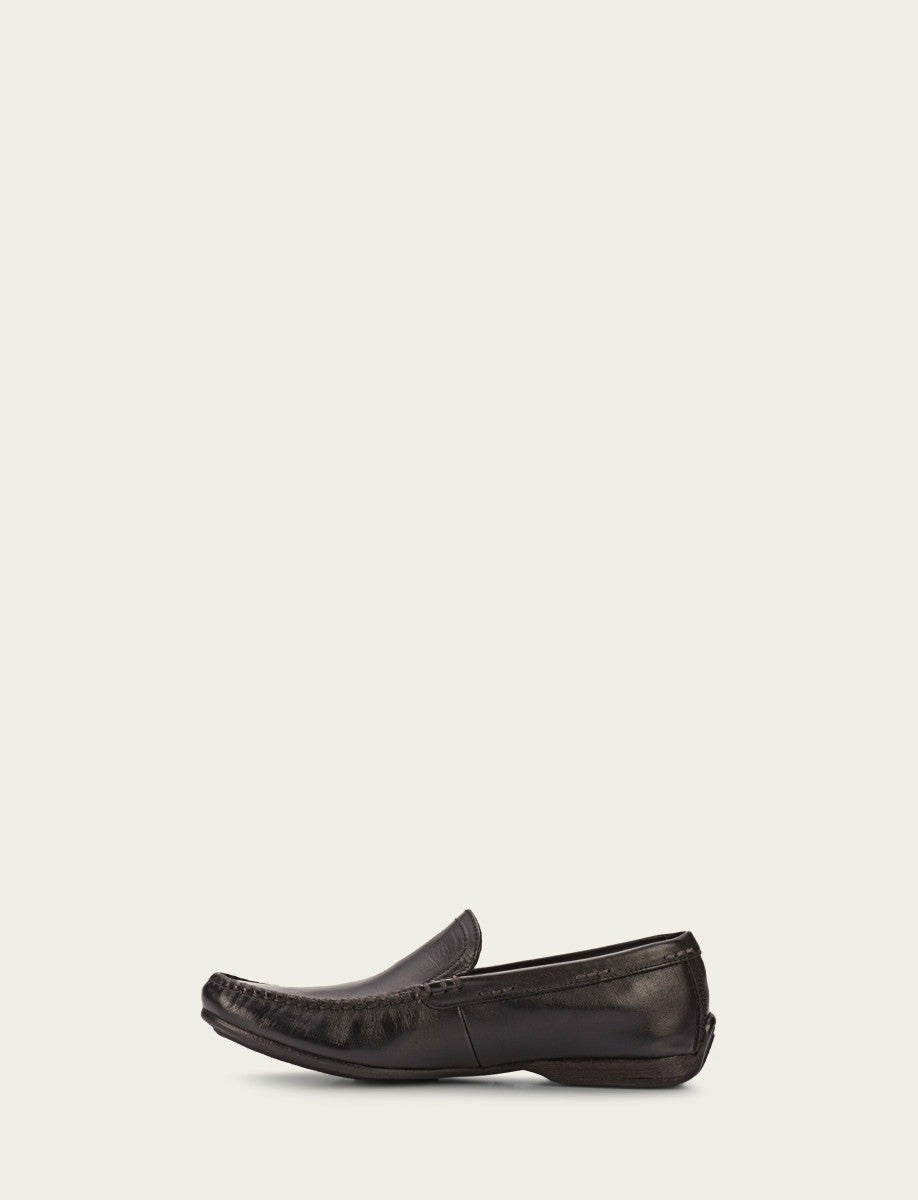 FRYE Men's Black Lewis Venetian Loafers