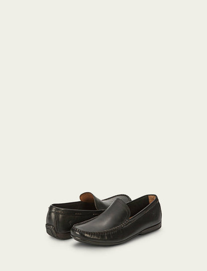FRYE Men's Black Lewis Venetian Loafers