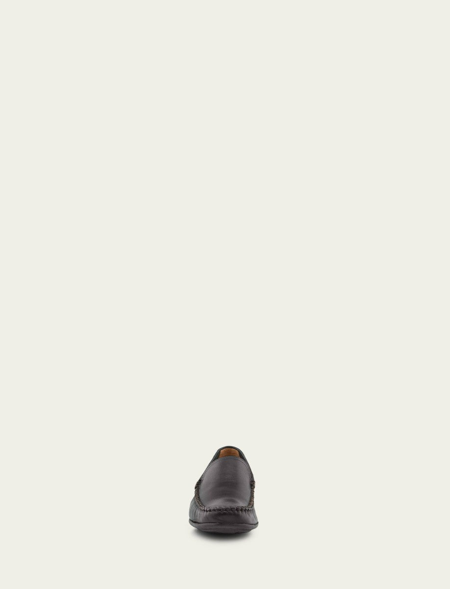 FRYE Men's Black Lewis Venetian Loafers
