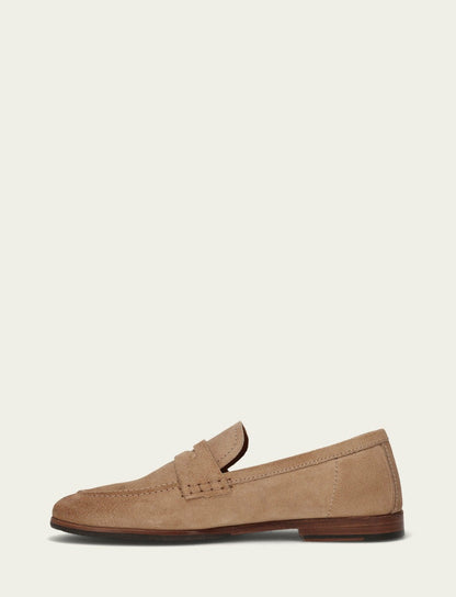 FRYE Men’s Dune Suede Graham Penny Casual Leather Shoes