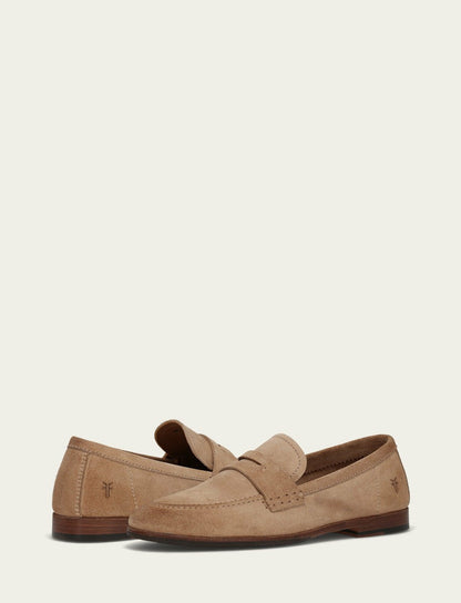 FRYE Men’s Dune Suede Graham Penny Casual Leather Shoes