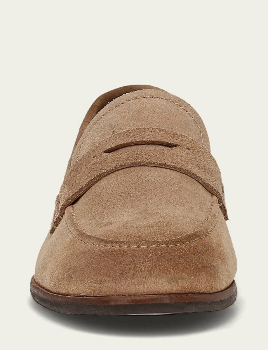 FRYE Men’s Dune Suede Graham Penny Casual Leather Shoes