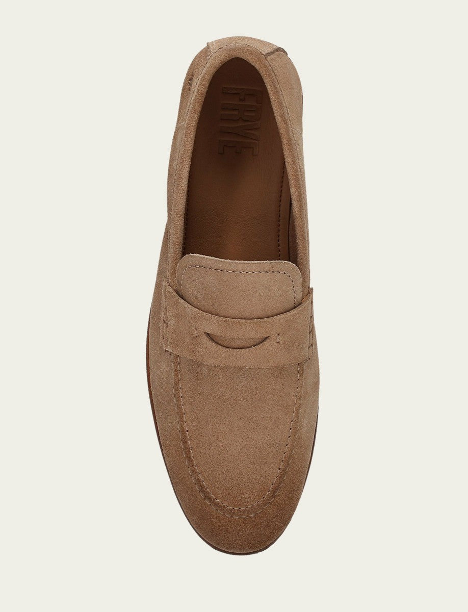 FRYE Men’s Dune Suede Graham Penny Casual Leather Shoes