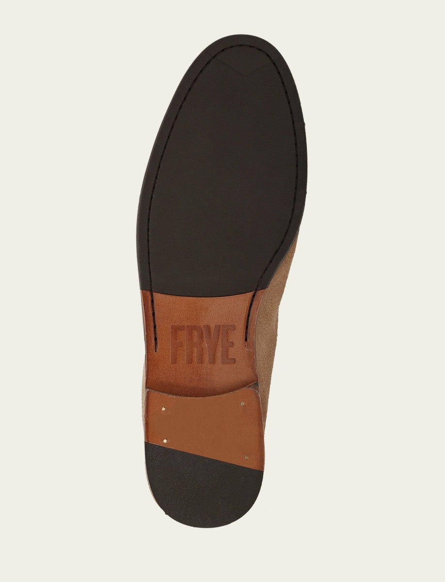 FRYE Men’s Dune Suede Graham Penny Casual Leather Shoes