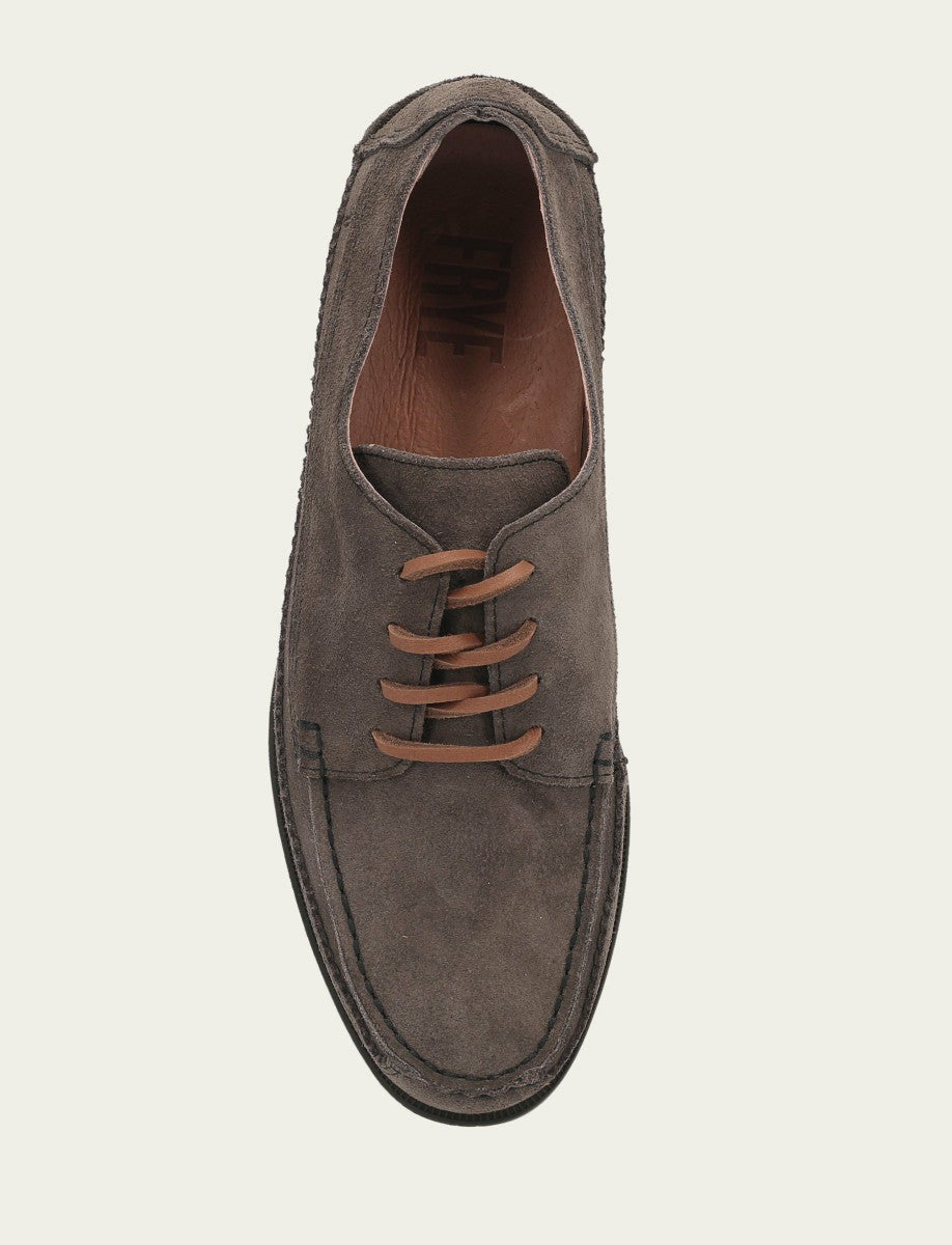FRYE Men's Storm Grey Mason Field Moc Loafers
