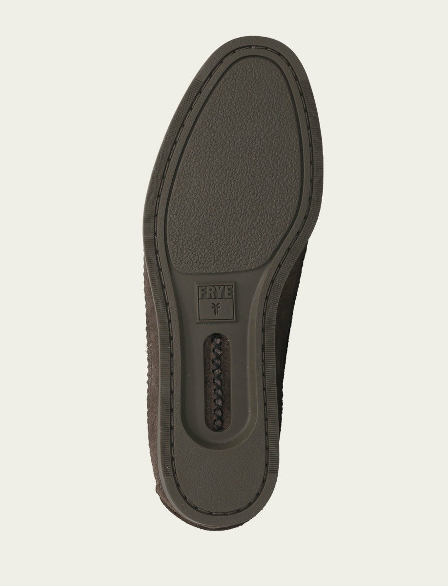 FRYE Men's Storm Grey Mason Field Moc Loafers