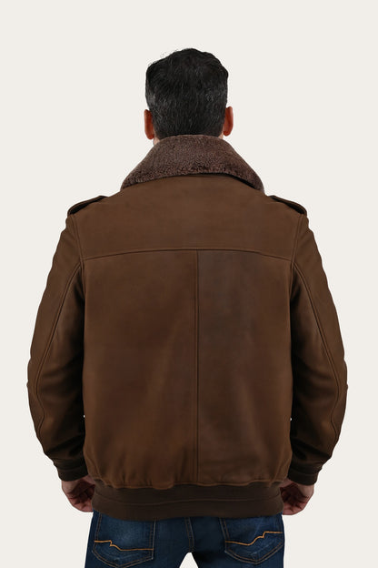 FRYE Brown Angus Jacket