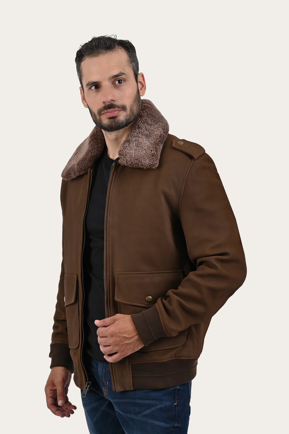 FRYE Brown Angus Jacket
