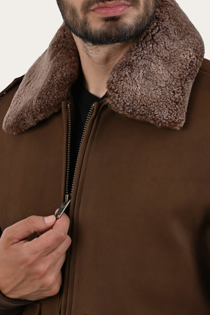 FRYE Brown Angus Jacket