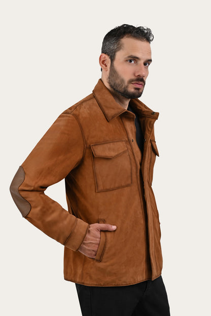 FRYE Light Brown Prescott Jacket