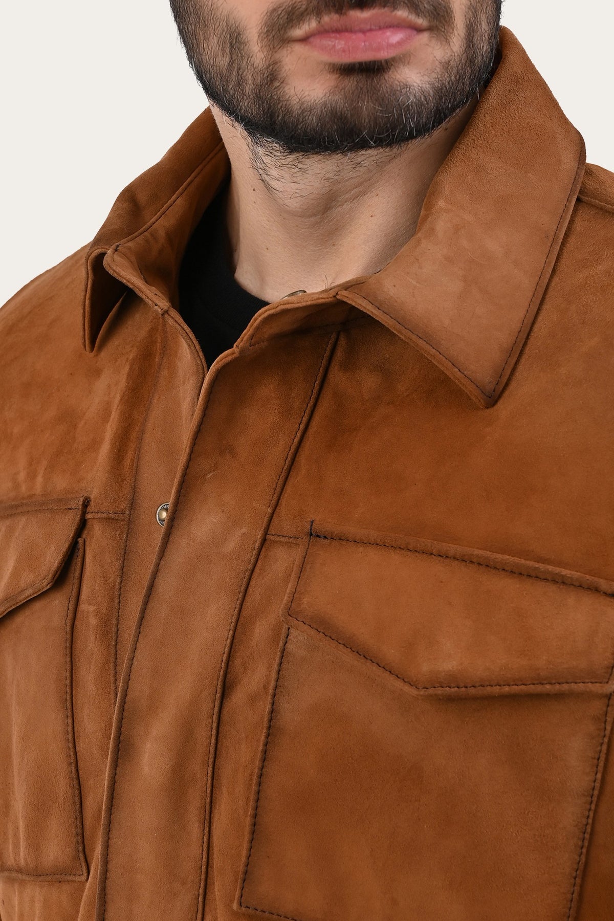 FRYE Light Brown Prescott Jacket
