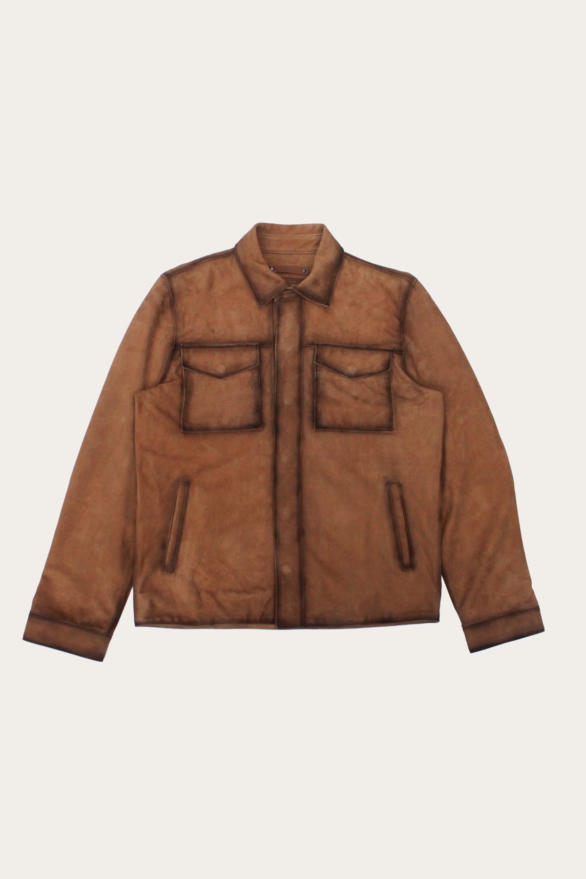 FRYE Light Brown Prescott Jacket