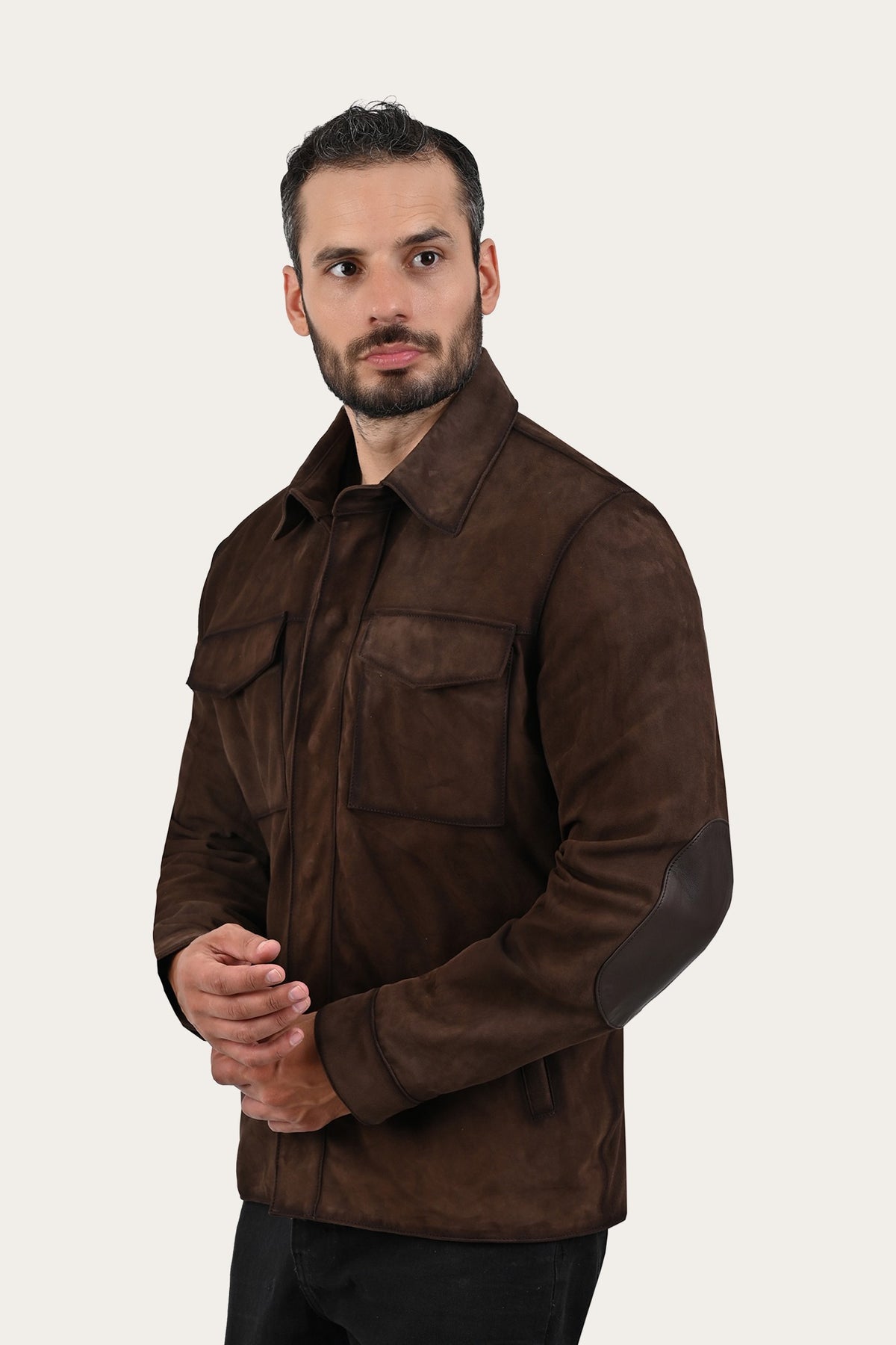 FRYE Dark Brown Prescott Jacket