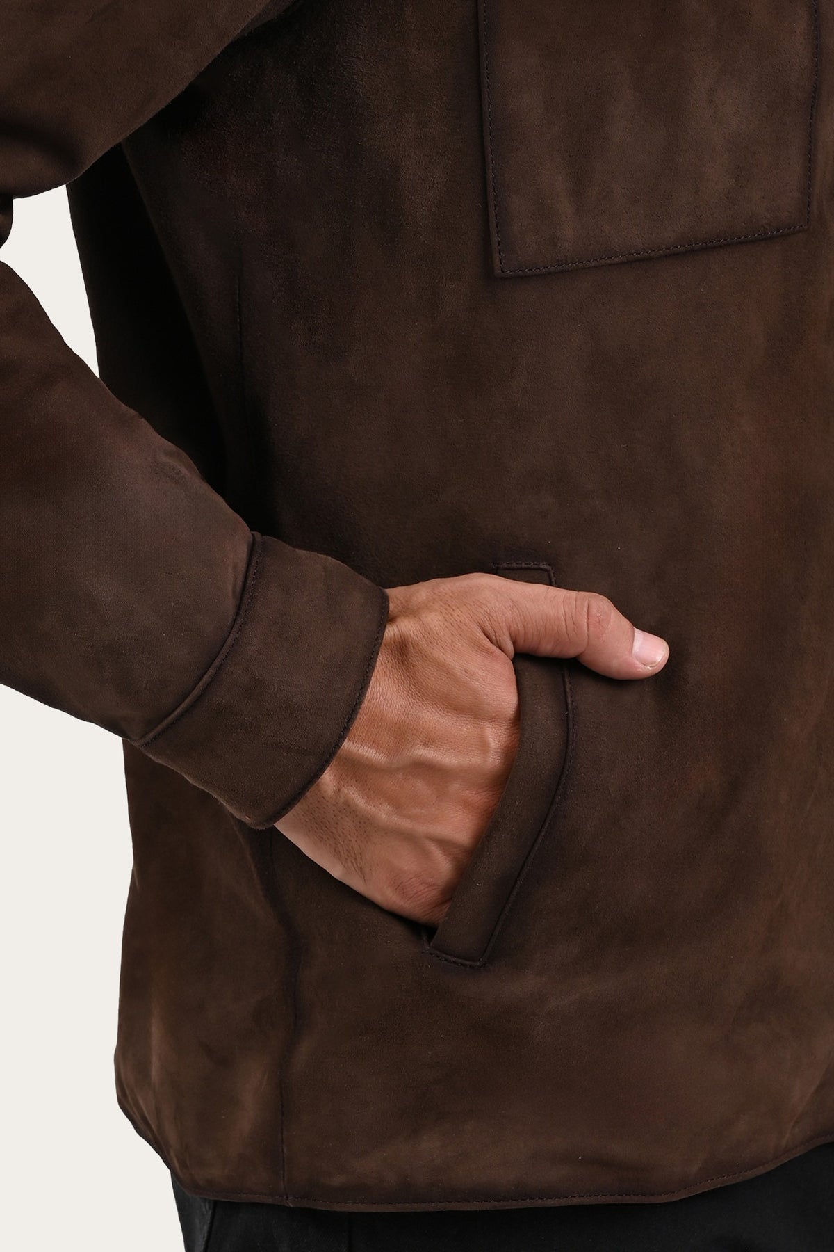 FRYE Dark Brown Prescott Jacket