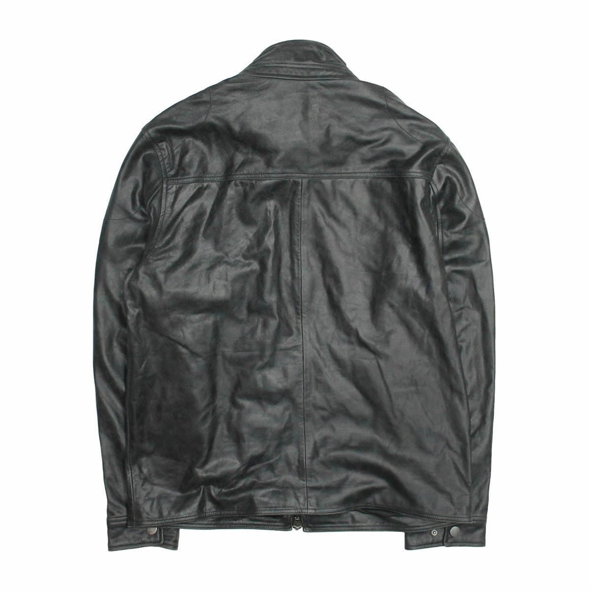 FRYE Men’s Black Lawton Modern Nappa Biker Jacket