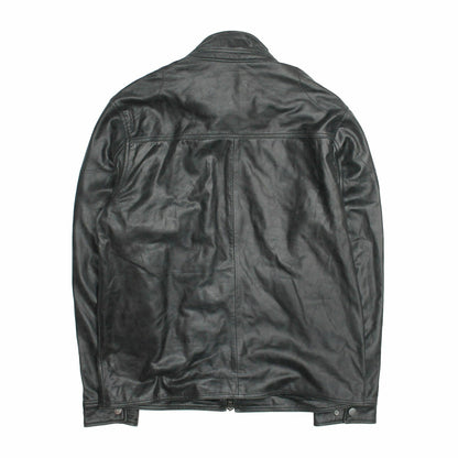 FRYE Men’s Black Lawton Modern Nappa Biker Jacket