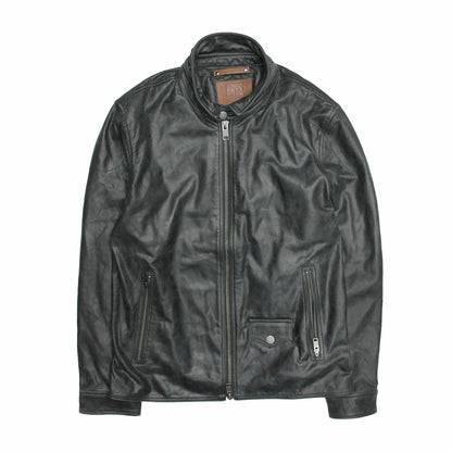 FRYE Men’s Black Lawton Modern Nappa Biker Jacket