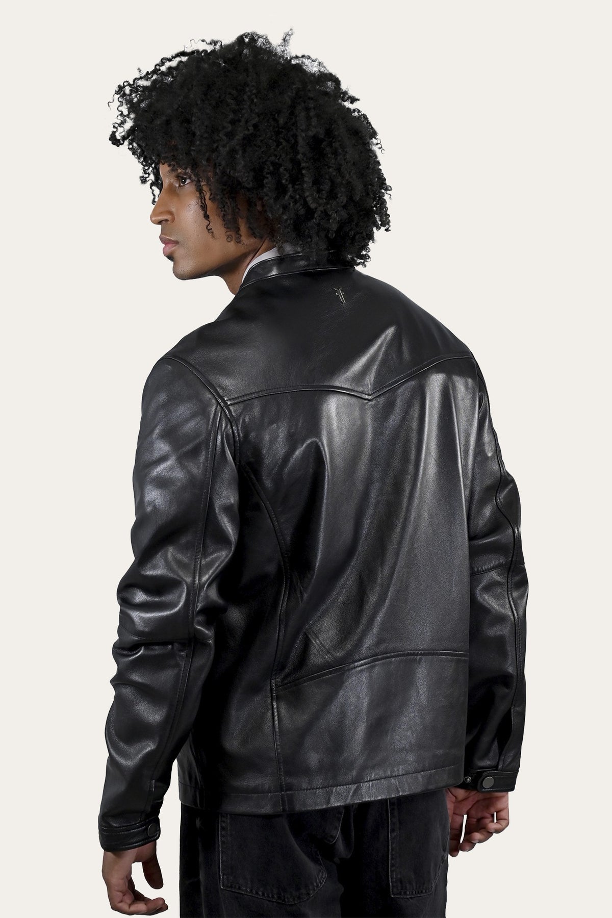 FRYE Men's Black Wyoming Racing Jacket